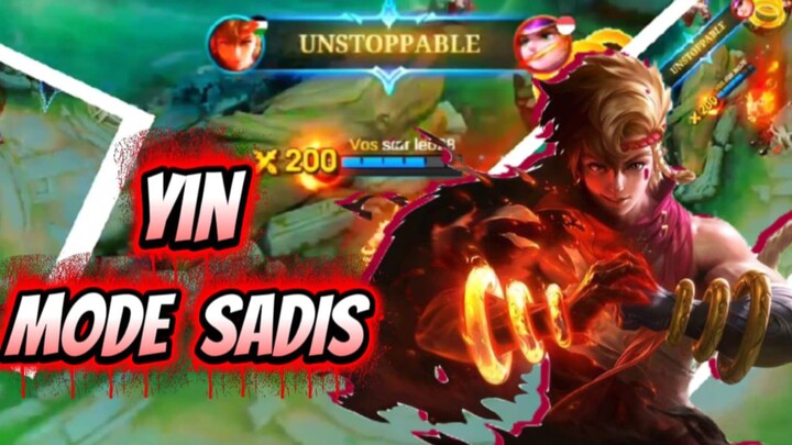 YIN MODE SADIS🔥