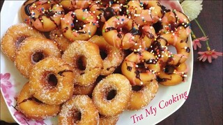 Cách làm Bánh DONUT Mini xinh xắn, thơm ngon 🍩  | Tra My Cooking