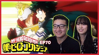 YO LET'S BUST THIS SH*TTTT | My Hero Academia Reaction Episode 70 / 4x7