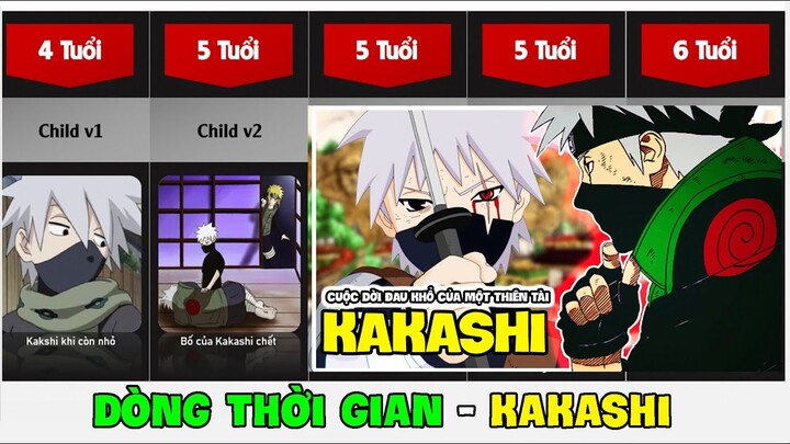 Hatake Kakashi | Dòng Thời Gian Cuộc Đời và Tất Cả Hình Thức - Ông vua Thời Trang