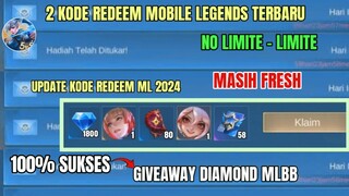 NEW UPDATE! 2 KODE REDEEM ML TERBARU KODE REDEEM MOBILE LEGENDS HARI INI REDEEMCODE ML MEI 2024