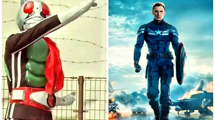 Kamen Rider series vs. Marvel live-action movie series