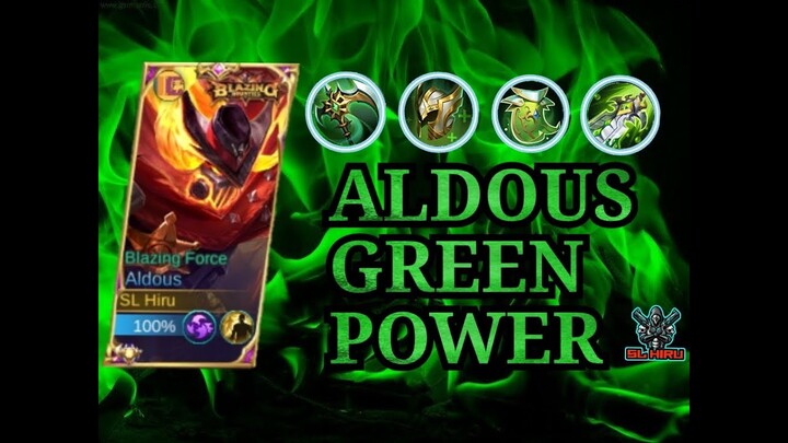 ALDOUS GREEN POWER(TRY THIS BUILD)/ALDOUS/MOBILE LEGENDS BANG BANG