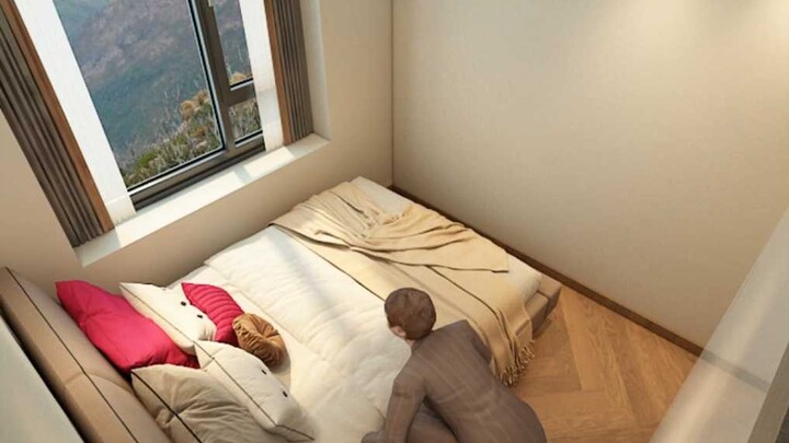 Mạnh dạn một chút, đừng đặt giường ở giữa,