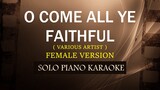 O COME ALL YE FAITHFUL ( FEMALE VERSION ) (COVER_CY)