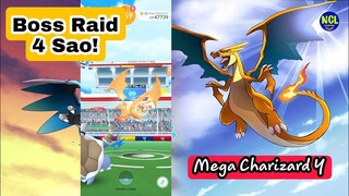 Đánh Boss 4 Sao Mega Charizard Y Kiếm Mega Stone! Boss 4 Star Mega Charizard Y Get Mega Stone!