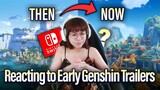 REACTING to the FIRST Official Genshin Impact TRAILERS on YouTube