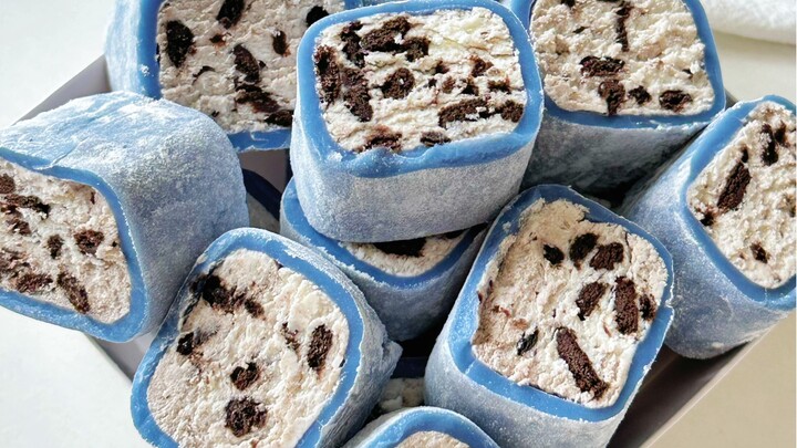 Bánh Oreo phô mai muối biển, ôi trời ơi, món kem dẻo mềm này khiến tôi yêu chết mất rồi!