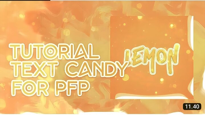 Tutorial Teks Candy For pfp #GFXINDONESIA