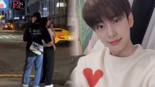 คลิปสมาชิก AB6IX คิมดงฮยอนกอดแฟนสาวกลางถนนแพร่สะพัด! ต้นสังกัดยืนยัน: ใช่ตัวจริง