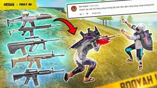 Thử Thách Sinh Tồn Lấy Top 1 Với 8 Khẩu SCAR | HEAVY Free Fire