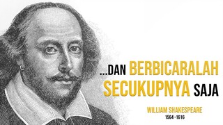 Kata-kata Bijak Terbaik William Shakespeare tentang Kehidupan dan Cinta