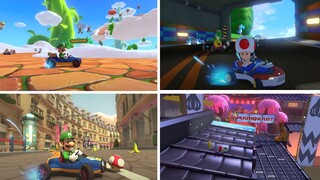 Mario Kart 8 Deluxe Booster Pass DLC - All Courses (Wave 1)