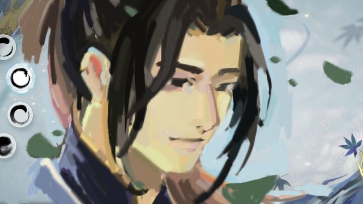 [When I drew my senior brother in the card drawing interface of Against the Water...] Can I hit the 