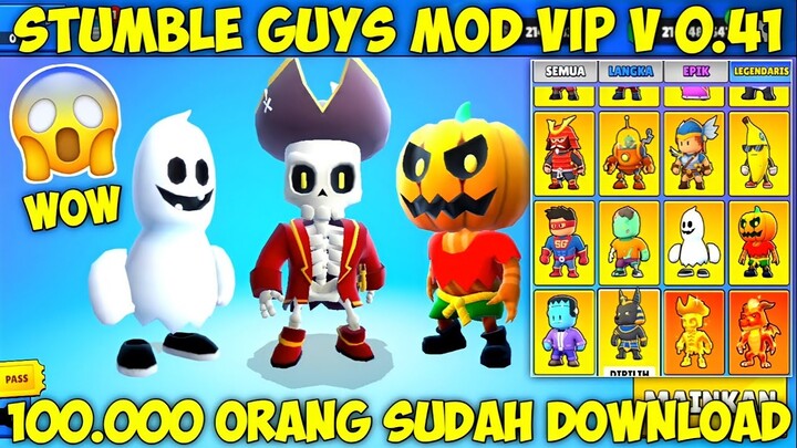 UPDATE‼️STUMBLE GUYS MOD MENU APK V 0.41, EMOTE BISA DI PAKAI, LOMPAT TINGGI - STUMBLE GUYS