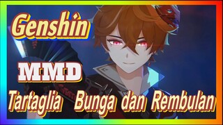 [Genshin, MMD] Tartaglia - "Bunga dan Rembulan"