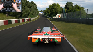 Gran Turismo 7 - 1991 Mazda 787B การเล่นเกม Thrustmaster T300RS PS5