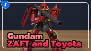Gundam|【Testing AMV】Technology integration between ZAFT and Toyota！HGUC Limited Edition_1