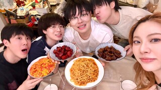 The boys each made a special dish for the girls to eat, and the result was... [Youth Hostel Team Bui