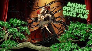 Anime Opening Quiz | 40 Anime Openings