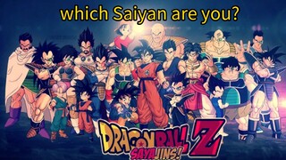 Which Saiyan are you ? "a fun quiz for a fan"