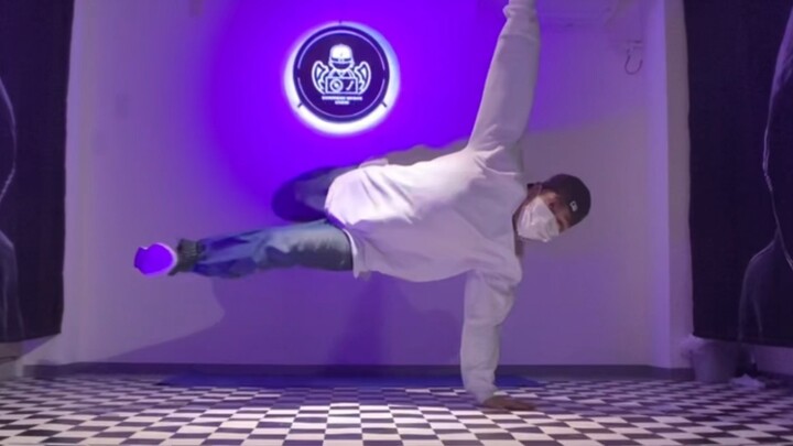 Today's street dance breaking class content, turn around and leg