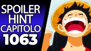 ONE PIECE SPOILER 1063 (HINT): IMPORTANTE PER LA TRAMA! ANNUNCIO IMMINENTE PER LA SERIE ANIMATA