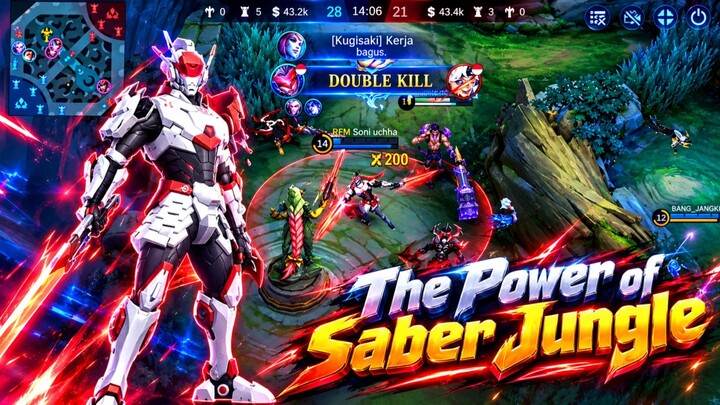 Kali ini Bukan Saber Roam tapi Saber Jungle | MLBB MOBILE LEGEND