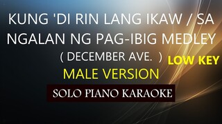 KUNG 'DI RIN LANG IKAW / SA NGALAN NG PAG-IBIG MEDLEY ( FEMALE VERSION ) PH KARAOKE PIANO by REQUEST