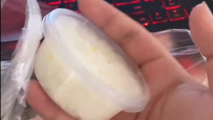 So this is what a small bowl of rice looks like.