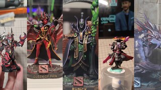 刀塔dota2手办战棋模型3D打印，大神返图，紫猫不朽套，女王至宝，大鱼，更有重磅末日使者