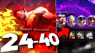 HARDEST CHALLENGE YET FINALLY COMPLETED!!! 24-40 STAGE GUIDE in Street Fighter Duel