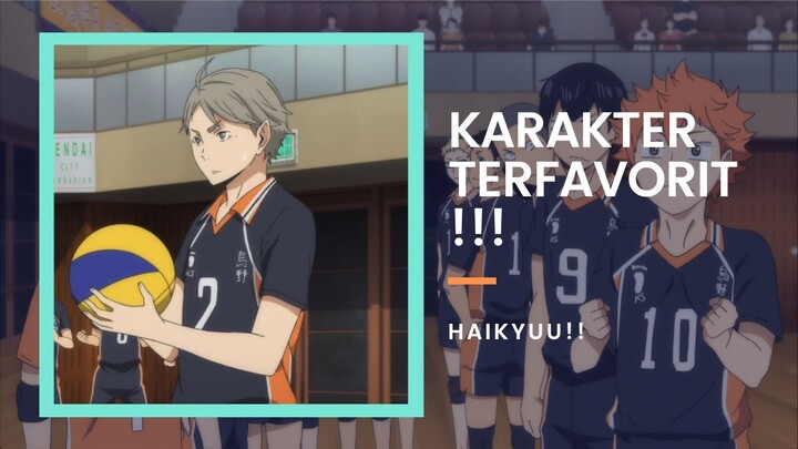 SIAPA NO 1?? INILAH 7 KARAKTER TERFAVORIT DI ANIME HAIKYUU!!