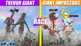 Trevor Giants vs Giant Impostors Race | SPORE