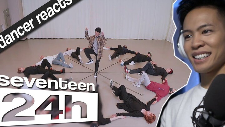 【CC Teks Mandarin】Penari Elliott mengulas tarian ruang latihan SEVENTEEN-24H