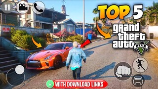 Top 5 Best Game Like GTA 5 New Game on Android Game (With All Games Link)