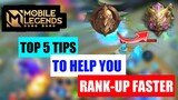 Must Watch! 5 Expert Tips For Solo Rank Players - Even In 4 Vs 5 & No Tank | Mobile Legends