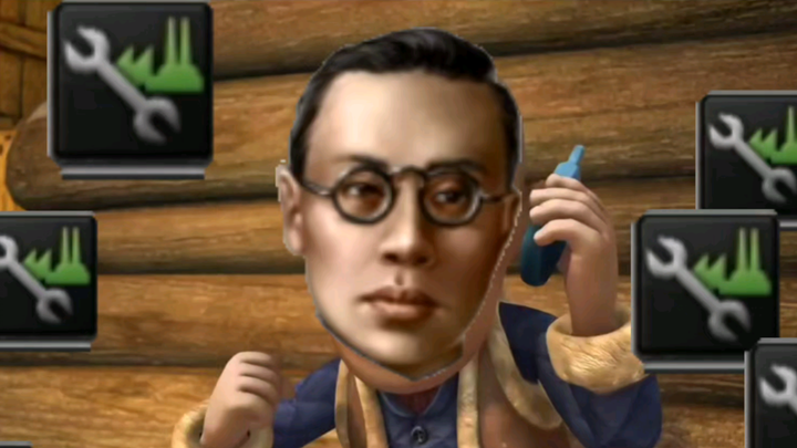 Puyi caught stealing from the factory by Hirohito