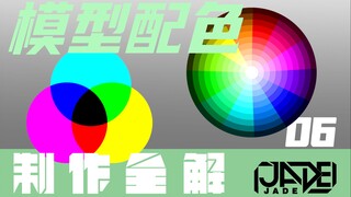 【制作全解·改造+喷涂·MG杰刚】06 高达配色方案和调色怎么做？色彩知识以及PS配色方法