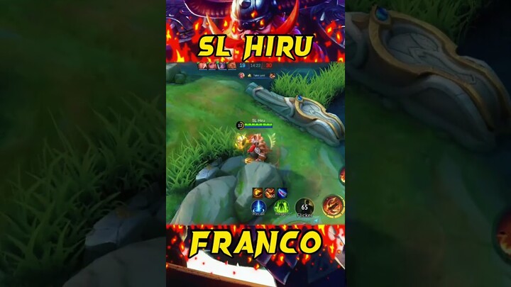 Franco VS Lesly😉 #shorts #youtubeshorts #Franco #francohook #mobilelegends #mlbb #short #francopro