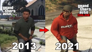 GTA V | Lamar Davis Roasts Franklin Clinton | Yee Yee Haircut (2013) to Bea-I-zee-itch (2021)