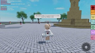 Roblox Clear Chat Hack