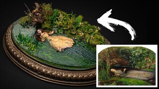 Ophelia by John Everett Millais in miniature / 3d printer KINGROON KP6 MONO