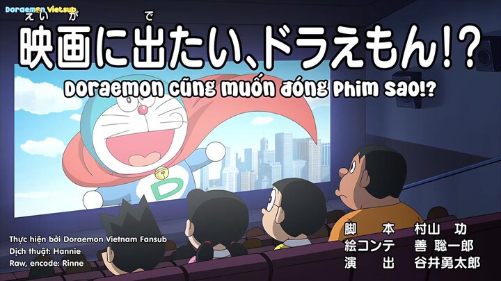 🔥 Doraemon Vietsub tập 879: "Doraemon cũng muốn đóng phim sao?"