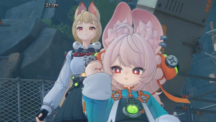 Chu! Tớ ăn xong thỏ lớn rồi thì sẽ ăn tiếp thỏ nhỏ thôi!