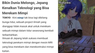 Jepang membuat teknologi perekam mimpi