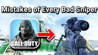 3 Mistakes Of Every Bad Sniper In CODM