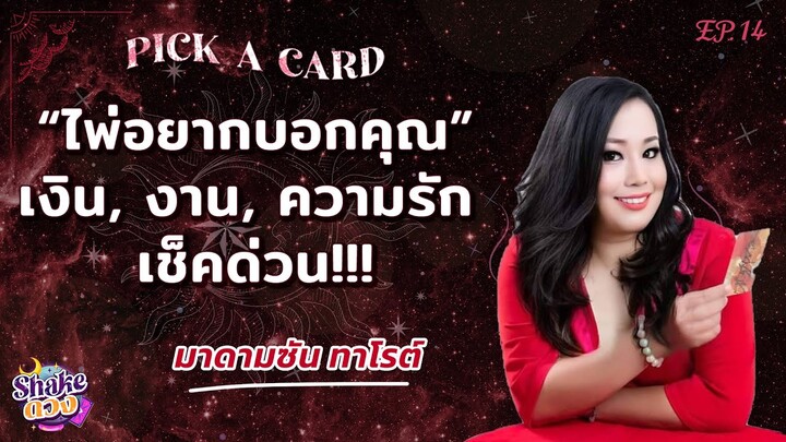 Pick A Card มาดามซัน ทาโรต์ การเงิน การงาน ความรัก เช็คด่วน!!! SHAKE ดวง | EP.14 |