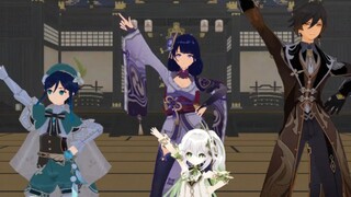 [Genshin Impact MMD] Four Gods Broken Love Front Alliance