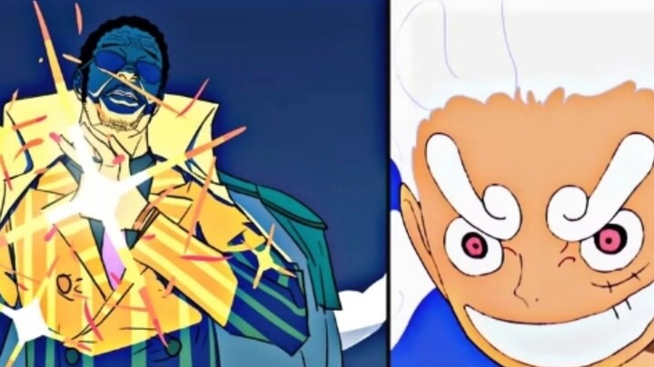 The first round of the battle between Nika Luffy and Admiral Kizaru has been decided! This time the 